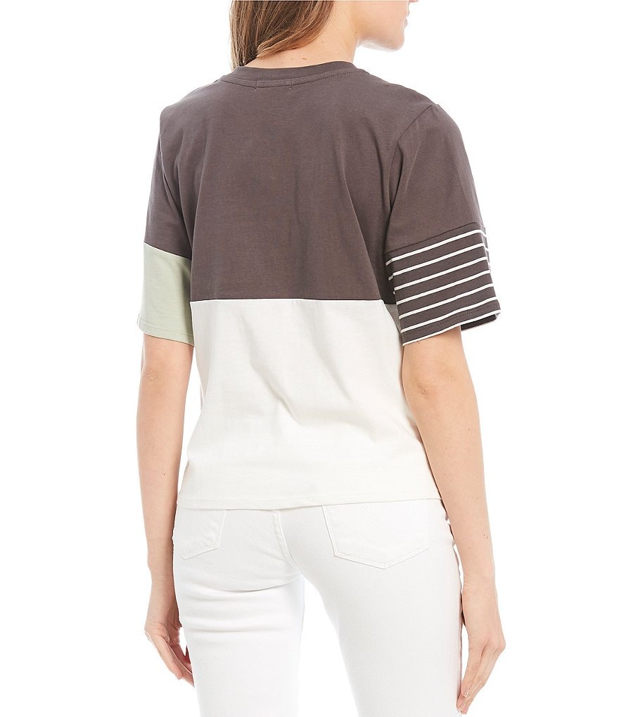 Love On A Hanger Colorblock Pocket Tee