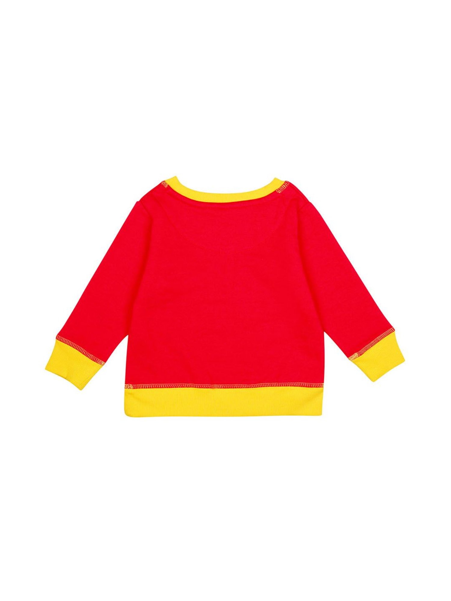 Nino Bambino Kids Red & Pink Printed Full Sleeves Jacket