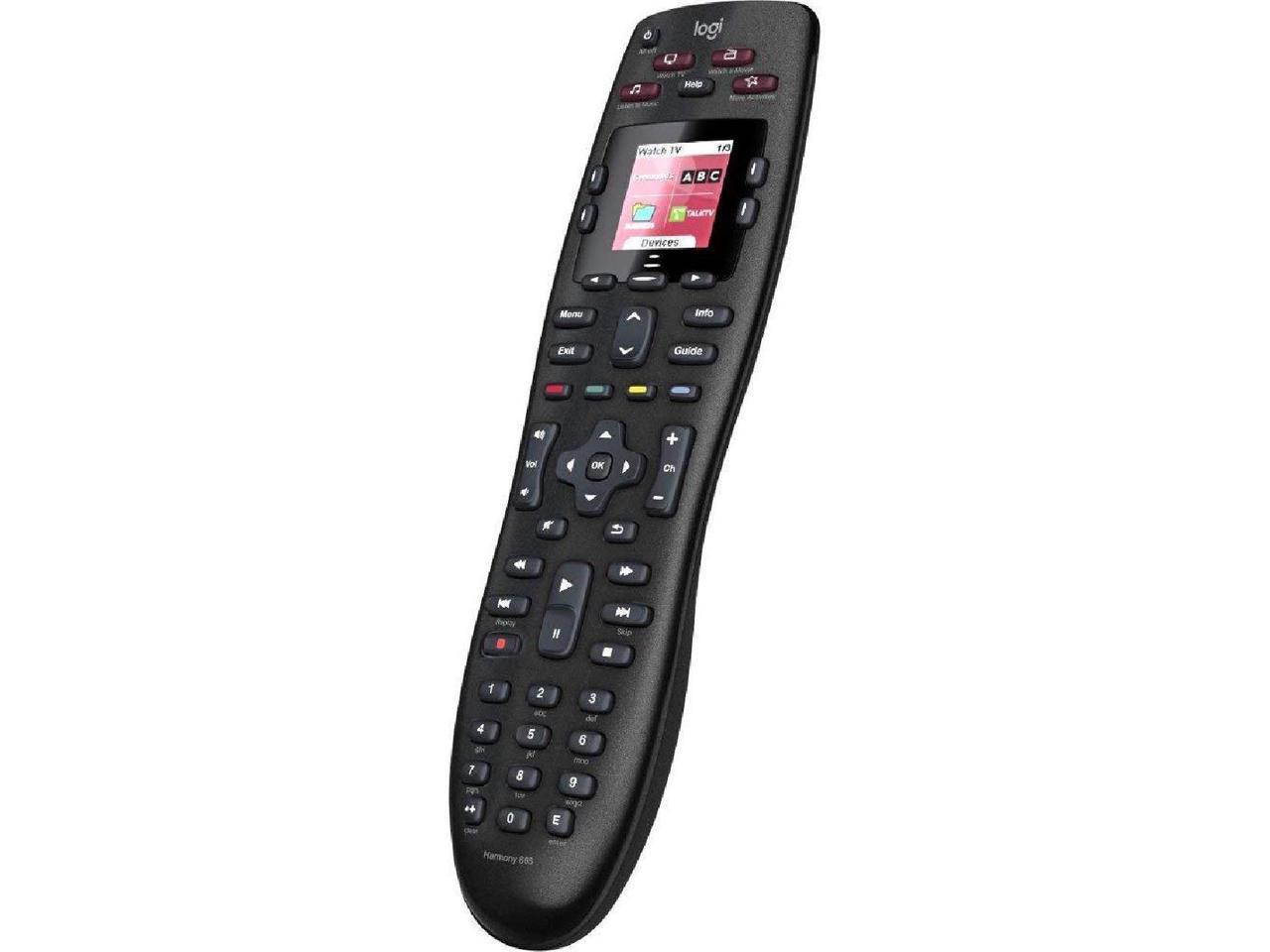 Logitech Harmony 665 10-Device Universal Backlit Remote Control 915-000293 Cable