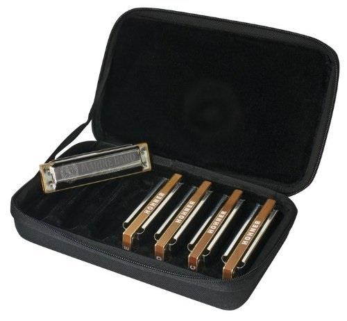 Hohner Marine Band Harmonica Assortment with Case