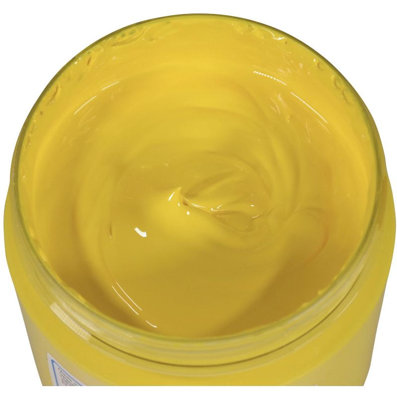 Sax True Flow Acrylic Mural Paint, 33.8 oz Plastic Container, Yellow