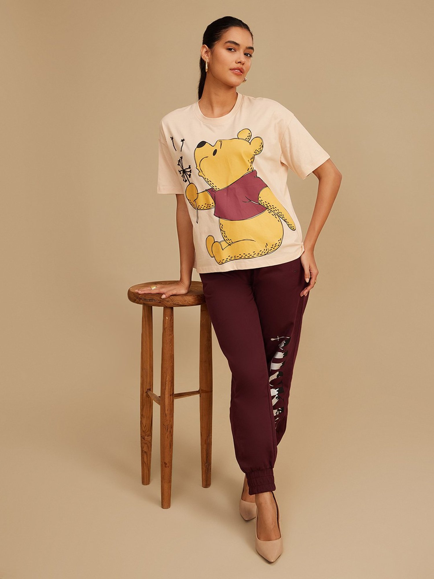 Disney Winnie The Pooh Sequined T-Shirt