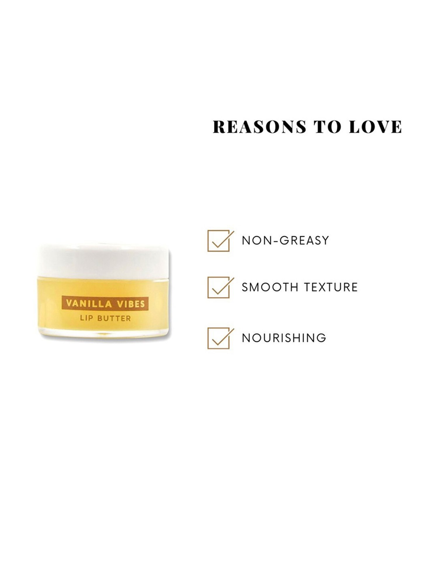 Iris Cosmetics Vanilla Vibes Lip Butter - 10 gm