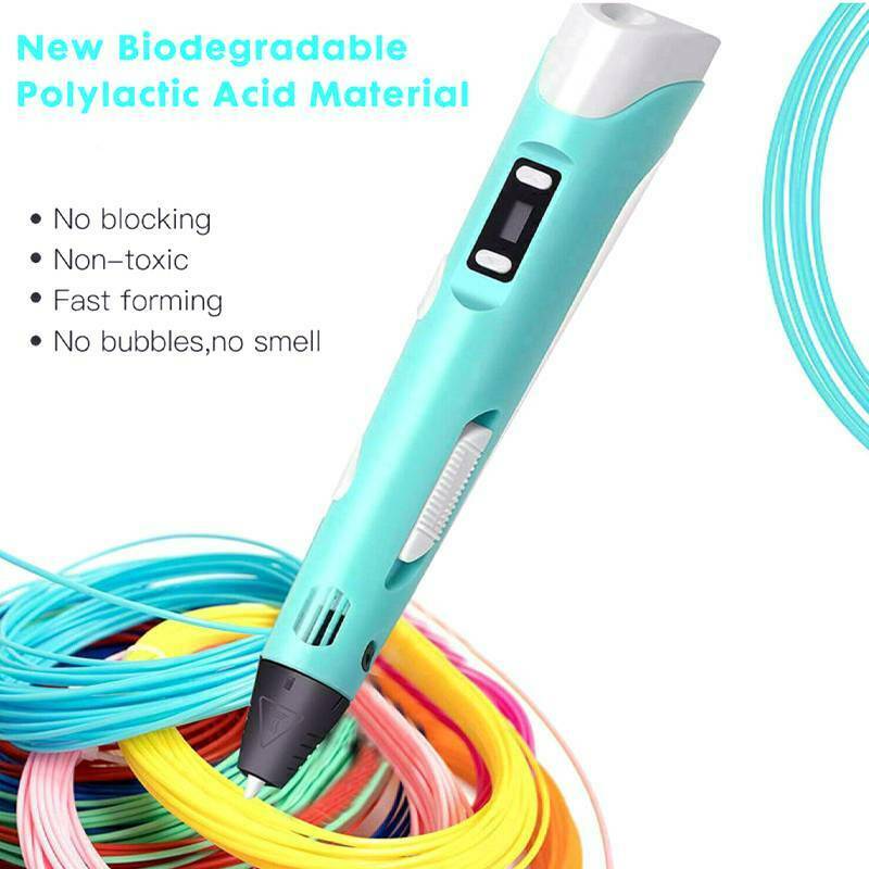 3D Printing pen DIY 3D Pen With ABS/PLA Filament Refills Arts 3D Drawing Pen Creative Gift For Kids Design Painting Drawing