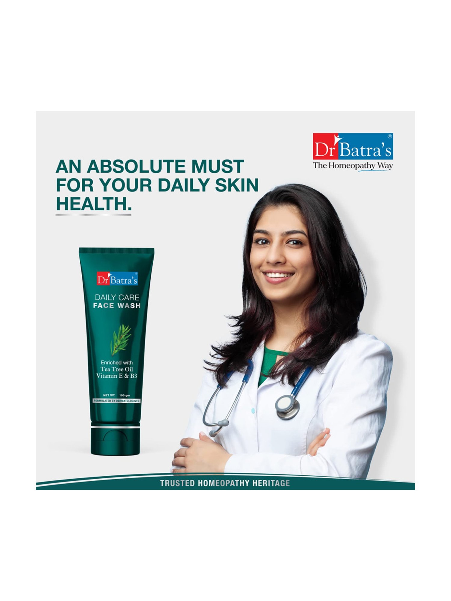 Dr. Batra's Face Wash Daily Care (Pack of 4)