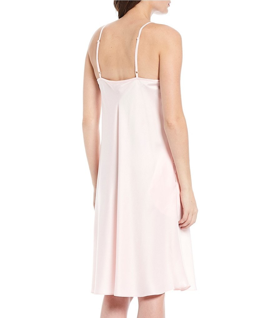 Cabernet Solid Satin Chemise