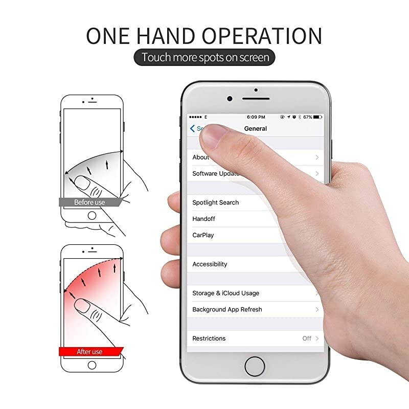 Phone Ring Holder 360 Rotation Mirrior Phone Ring Stand Fit Well with Magnetic Phone Mount Holder Compatible with iPhone 8 PlusXS Max and Other Smartphones Rose Gold