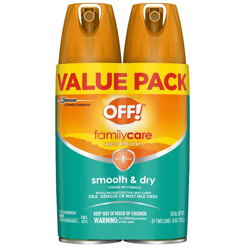 OFF! FamilyCare Smooth & Dry Insect Repellent I - 4oz/2ct