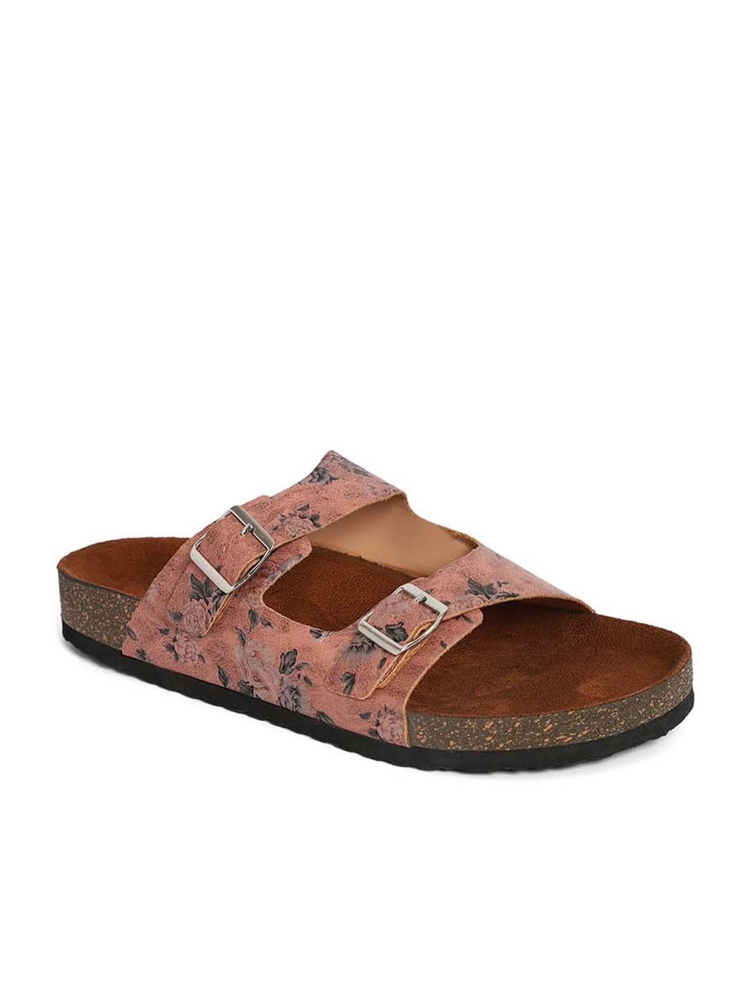 Mozafia Women's Peach Casual Sandals