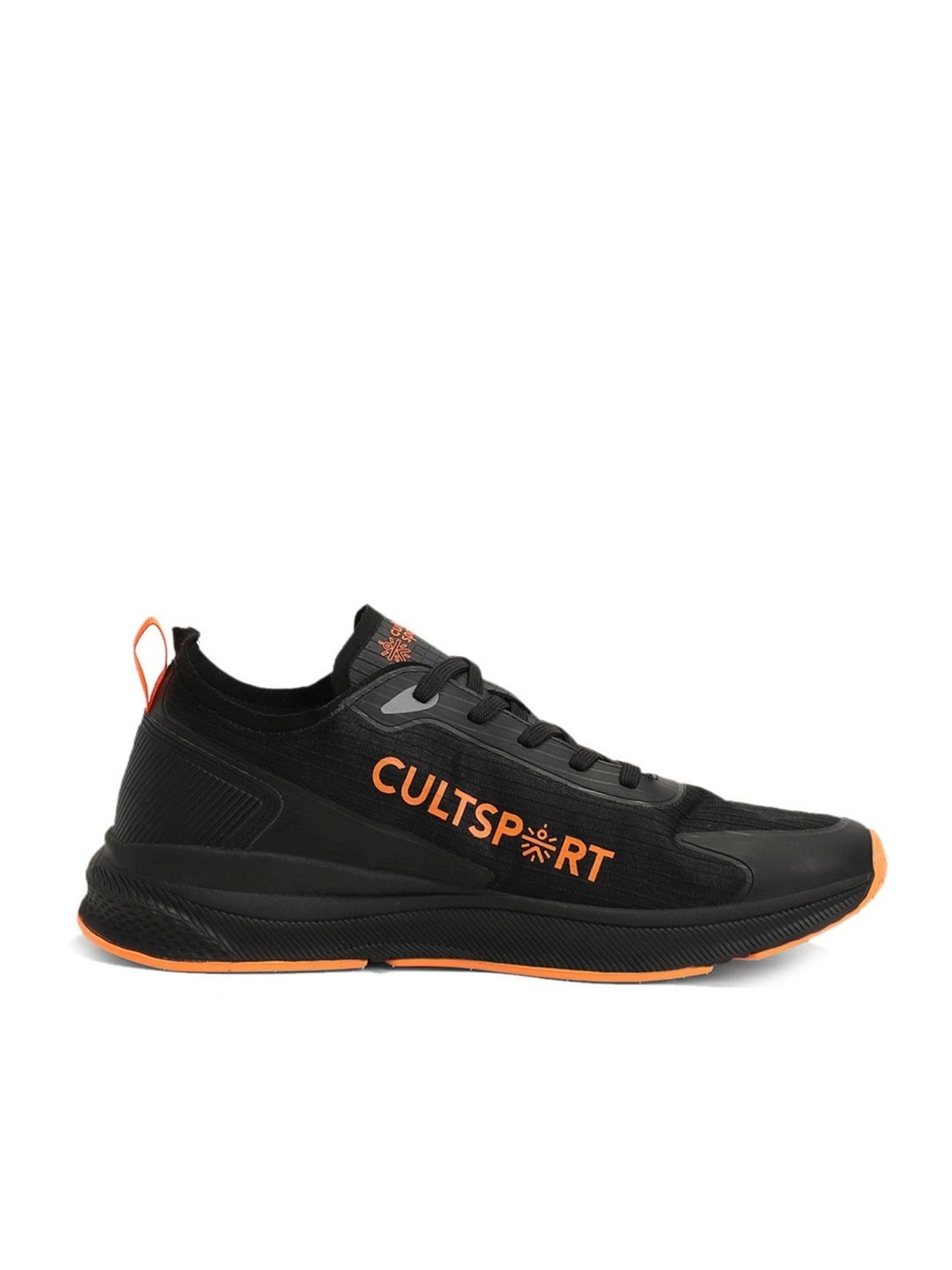 Cultsport Men's Comfort Black Running Shoes