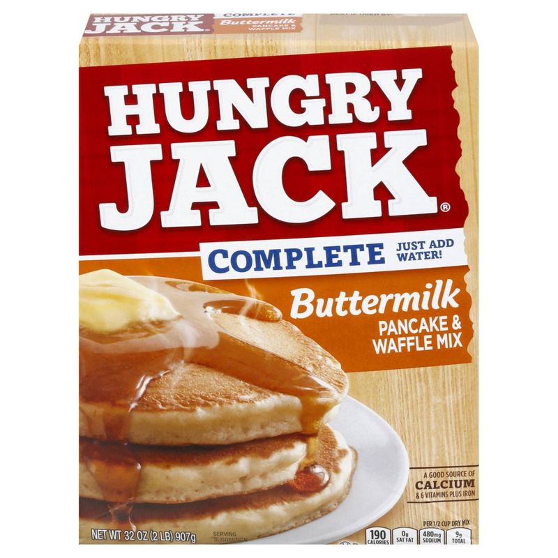 Hungry Jack Complete Buttermilk Pancake & Waffle Mix - 32oz