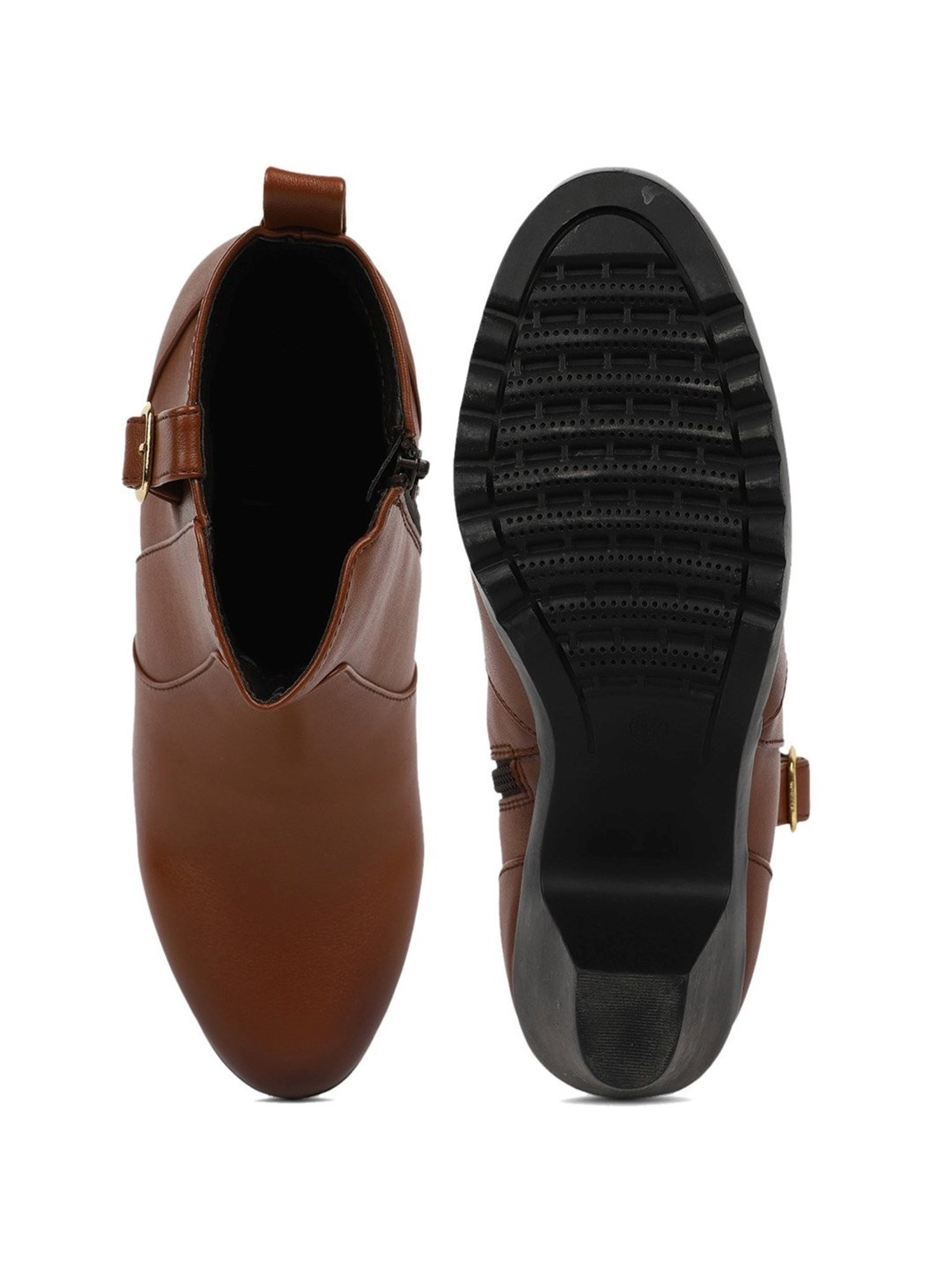 Elle Women's Tan Casual Booties