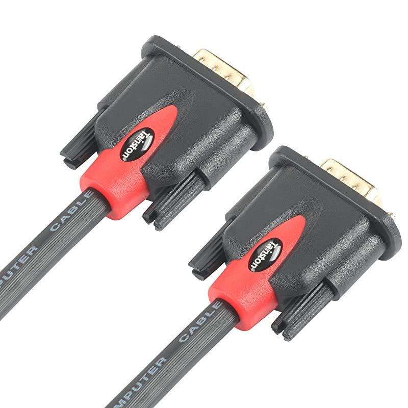 VGA to VGA Cable HD15 Monitor Cable with Ferrites Male to Male-15 Feet