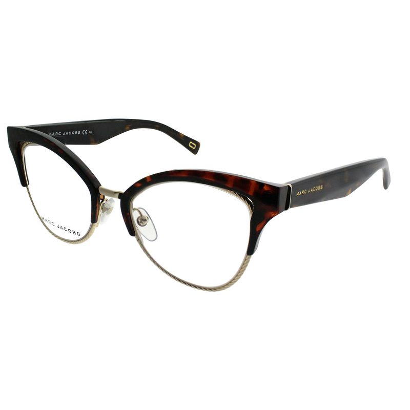 Marc Jacobs  086 Womens Cat-Eye Eyeglasses Dark Havana 50mm