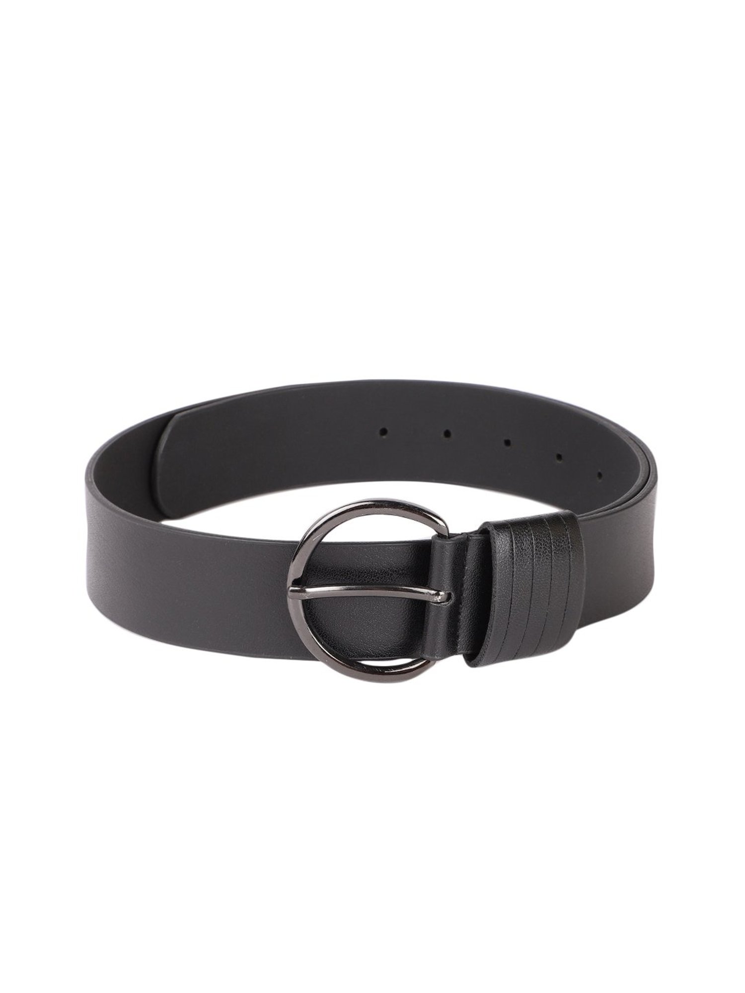 Crusset Black Casual Belt for Women