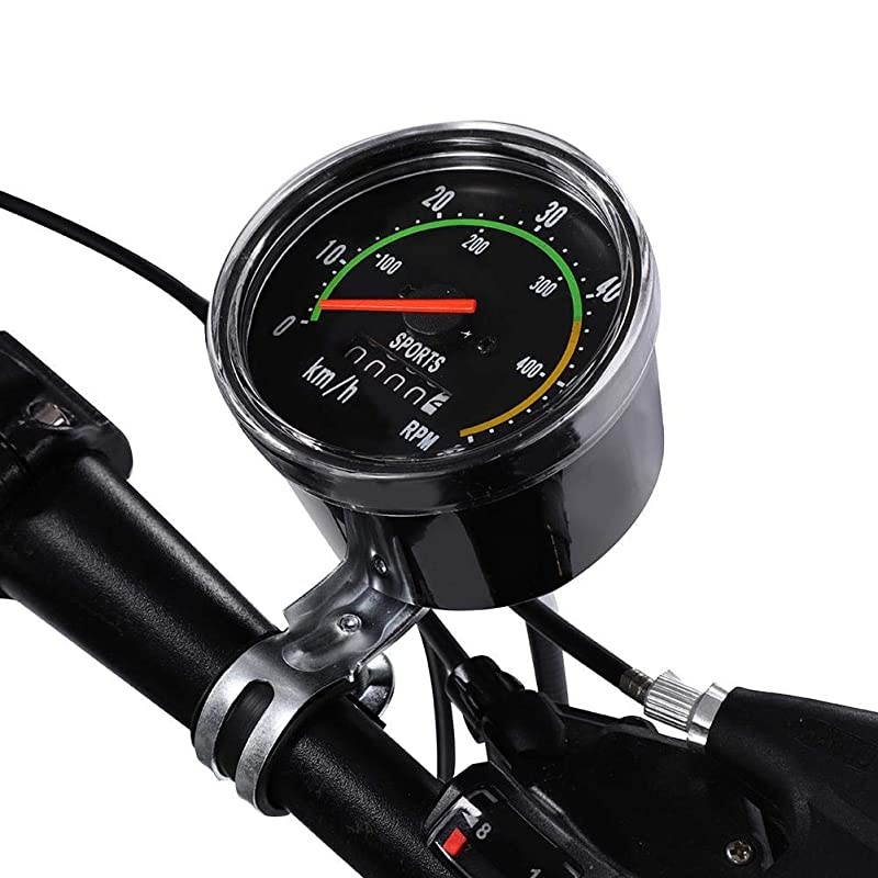 Speedometer, Classic Style Mechanical Bicycle Odometer Cycle Computer