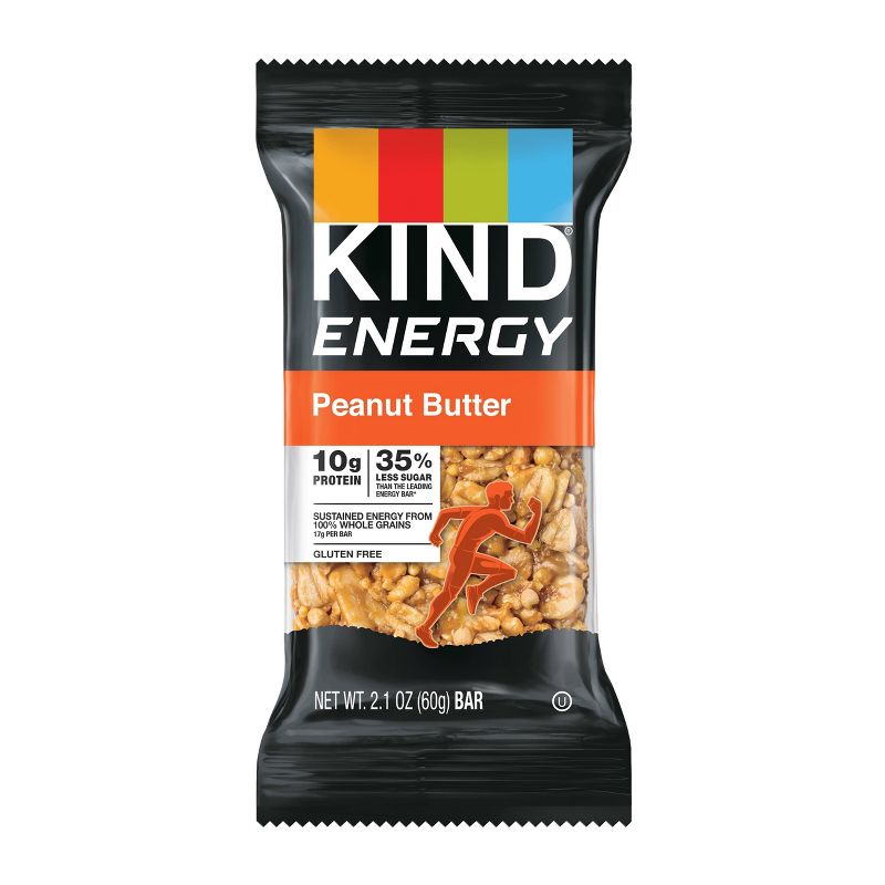 KIND Energy Bar Peanut Butter - 12.6oz/6ct