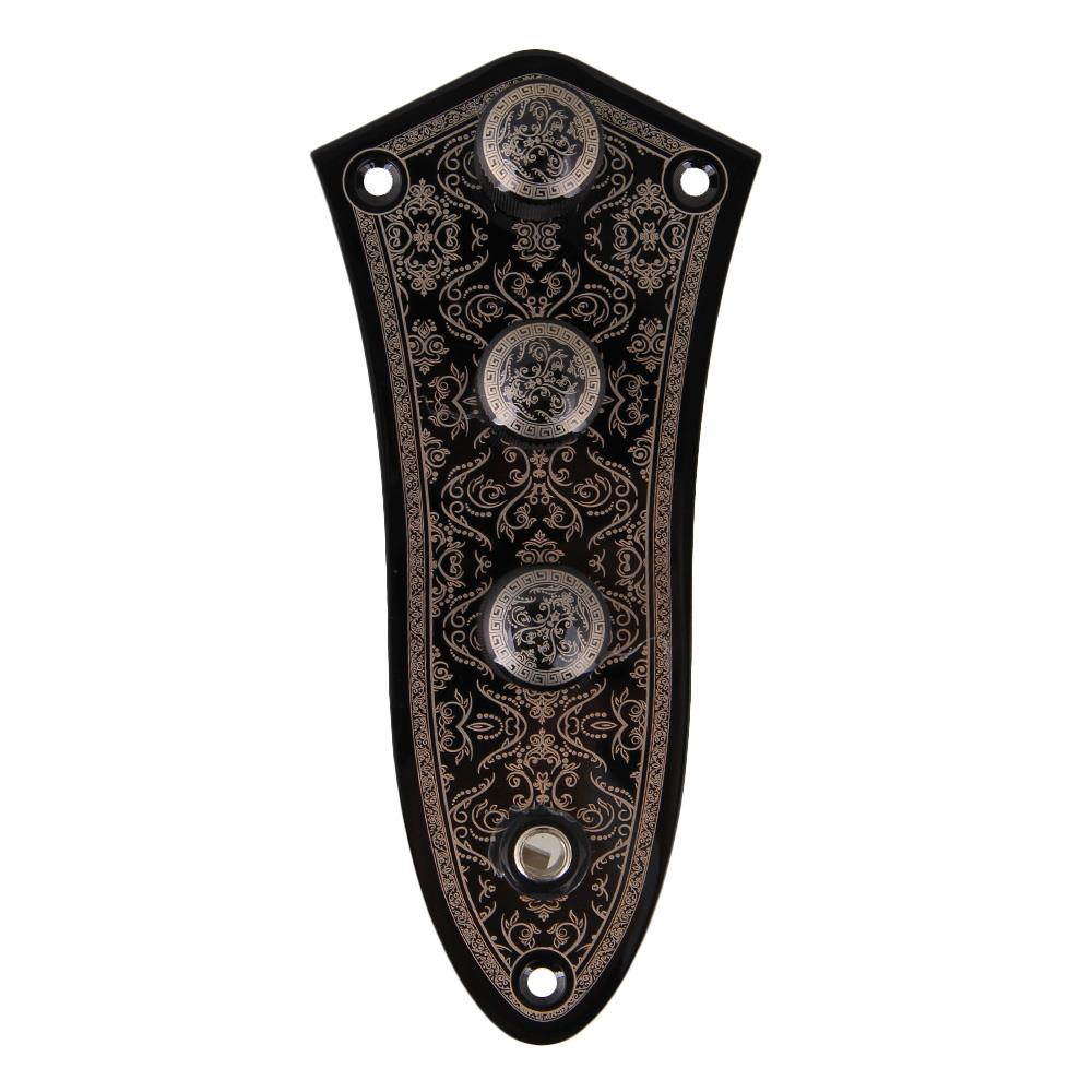 BQLZR Pre Wired Loaded Bass Control Plate with Switch Knobs for JB Bass