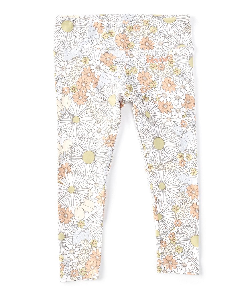 Levi's&reg; Little Girls 4-6X High-Rise Floral-Printed Leggings