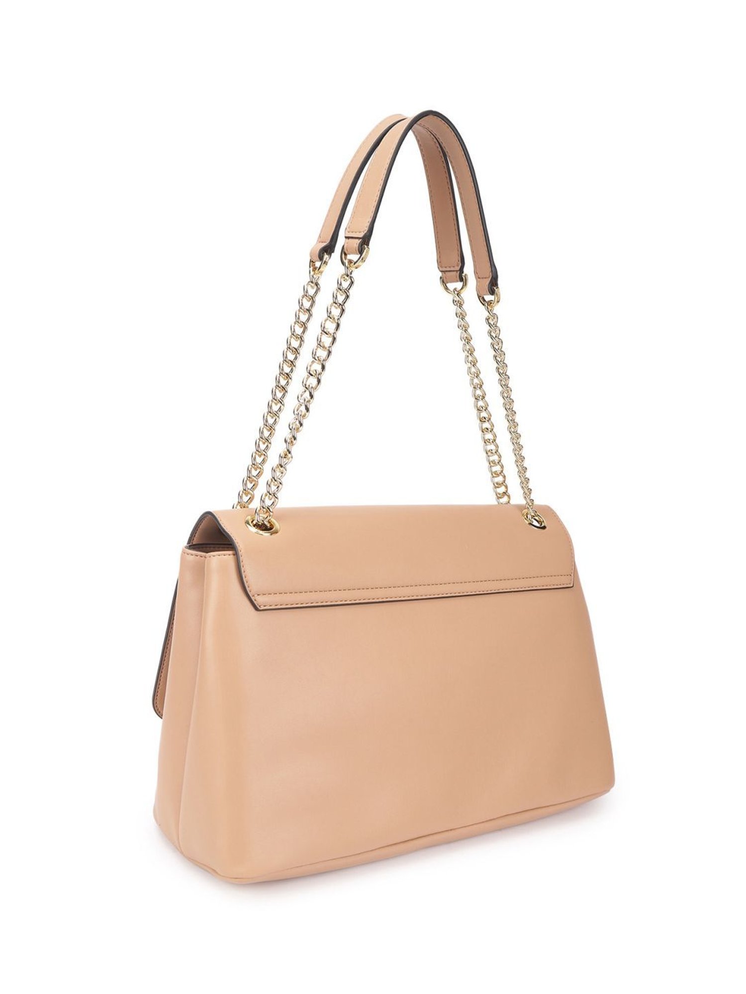 Pollini Pink Textured Large Shoulder Bag