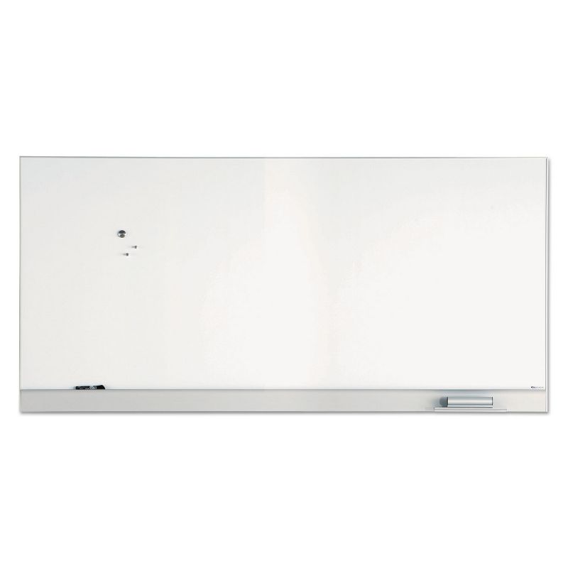 Iceberg Magnetic Dry Erase Board Coated Steel 96 x 46 Aluminum Frame 31280