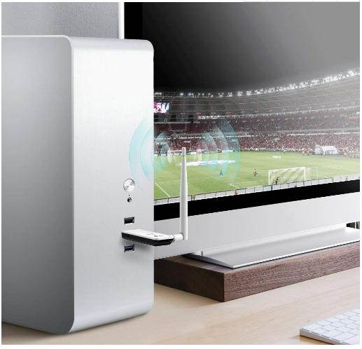 USB WIFI Adapter,TP-Link USB Wifi Dongle 150Mbps High Gain Wireless Network Adapter for PC Desktop and Laptops. Supports Win10/8.1/8/7/XP, Linux 2.6.18~4.4.3, Mac OS 10.9~10.13