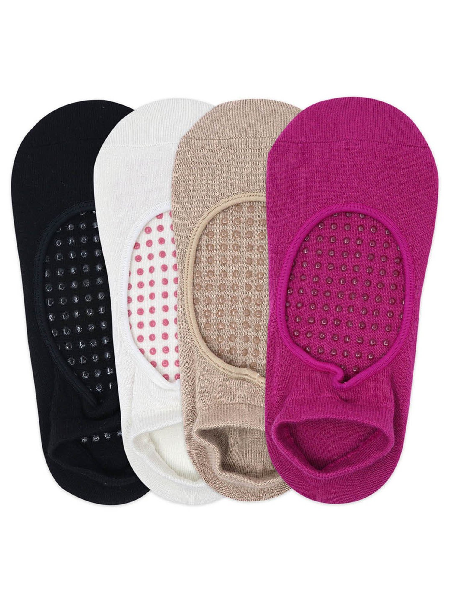 Women's 3pk Sheer Dot and Opaque Trouser Socks - A New Day™ Black 4-10