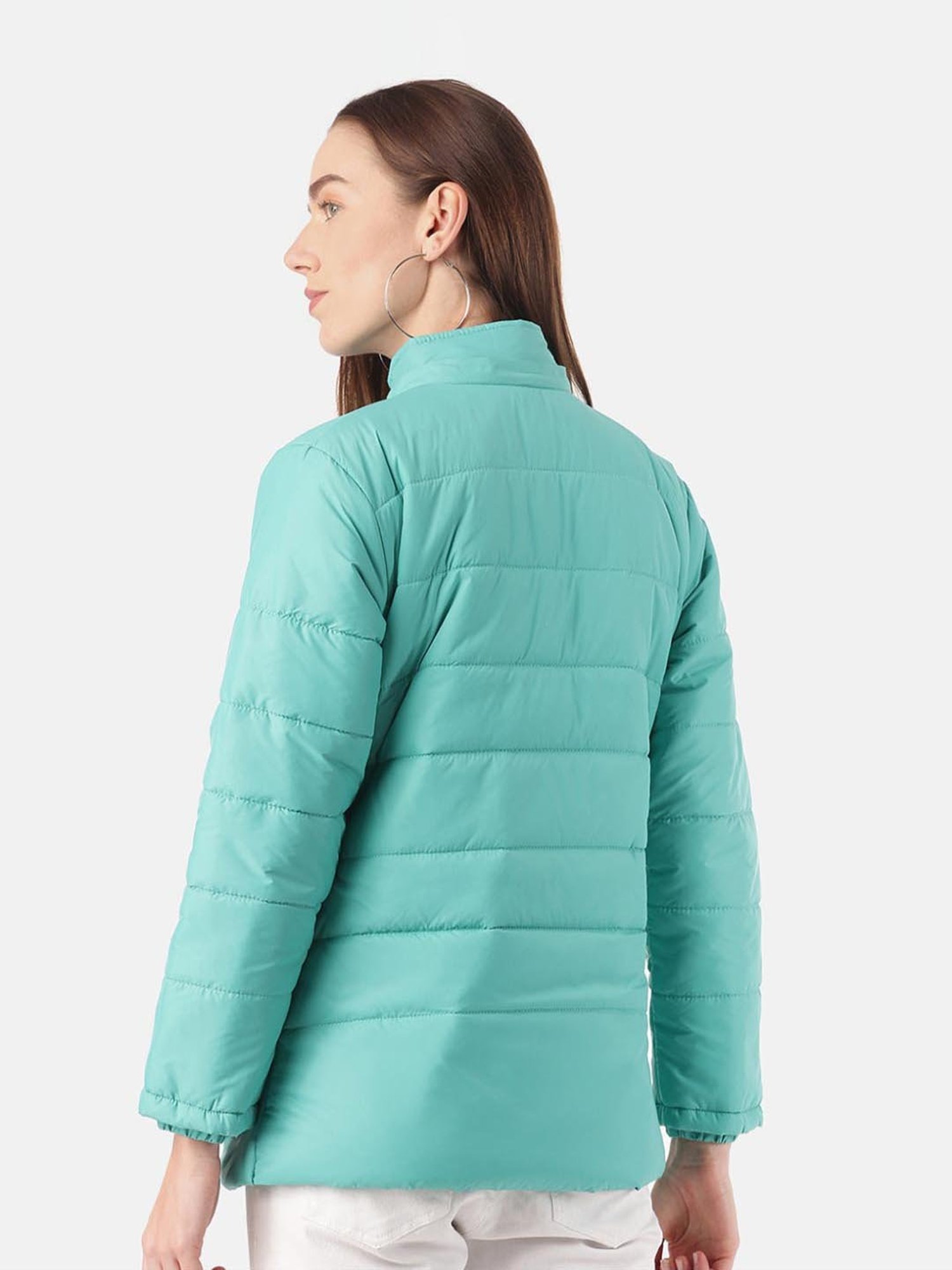 VOXATI Turquoise Quilted Jacket