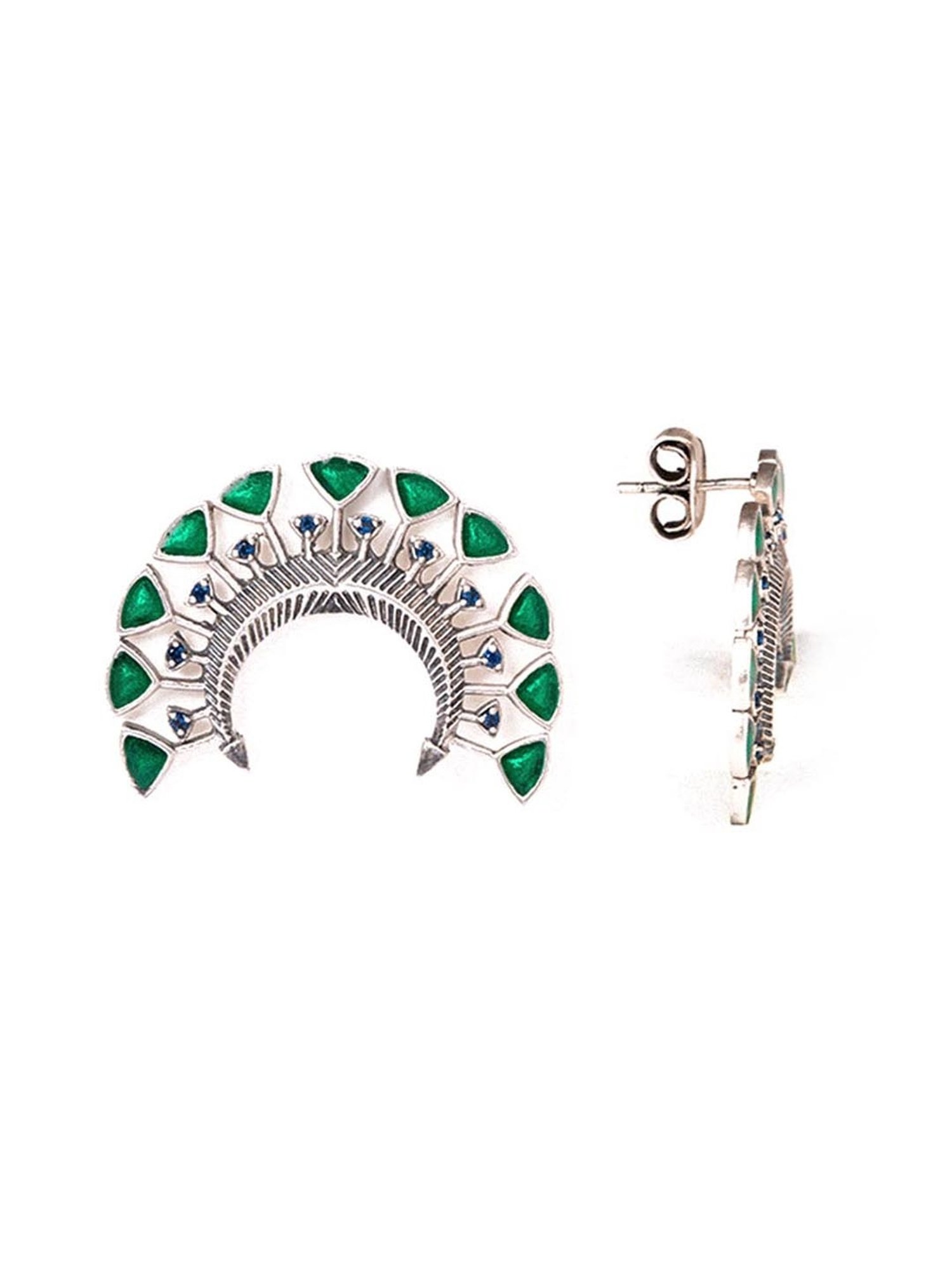 Shaya 92.5 Sterling Silver Owning My Determined Hustle Earrings