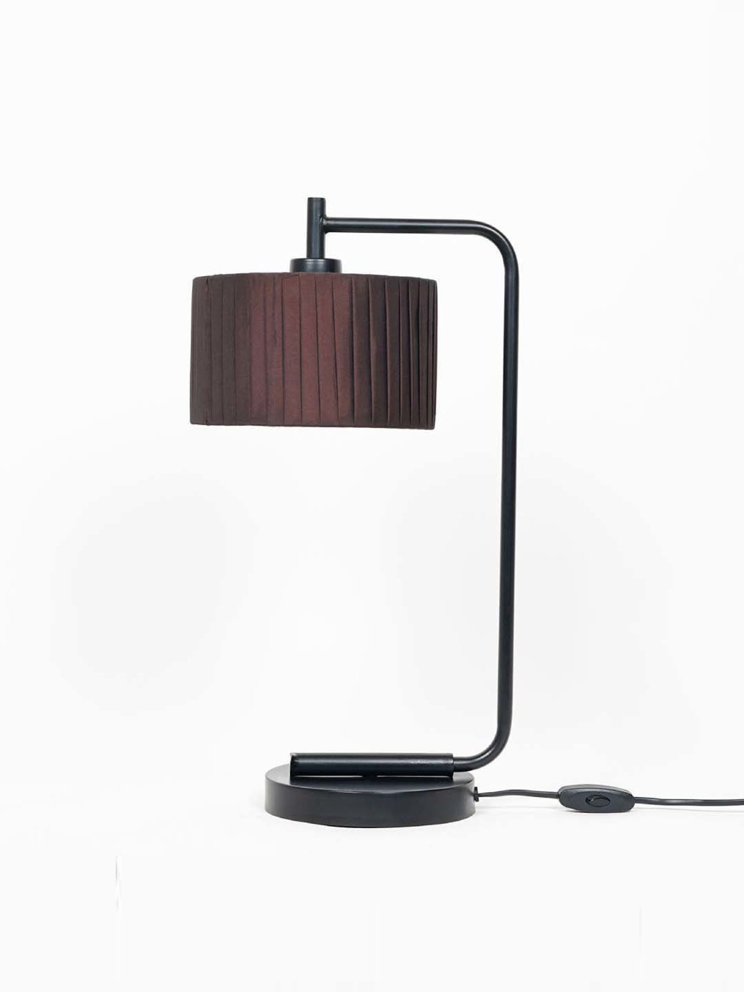 DecorativeRay Red PVC Study Table Lamp - Set of 1