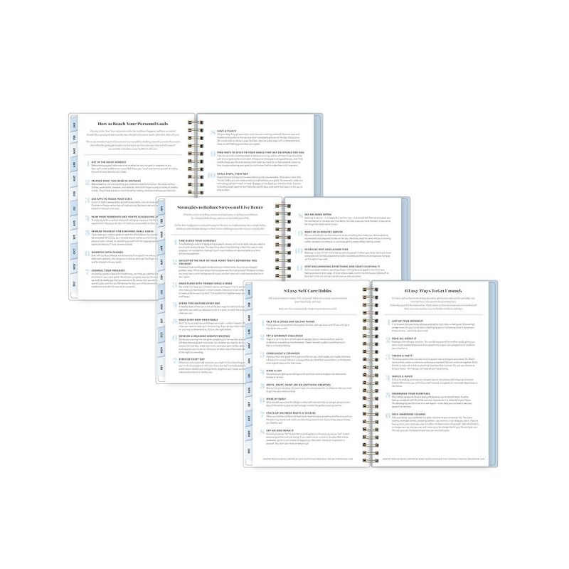 Undated Teacher Planner 8.5" x 11" Large Weekly Lesson Plan Book Botanical Floral - TF Publishing