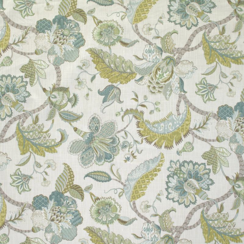 Blue Finders Keepers Peacock Reversible Chair Pad (Set Of 2) (16"X15.5") - Pillow Perfect