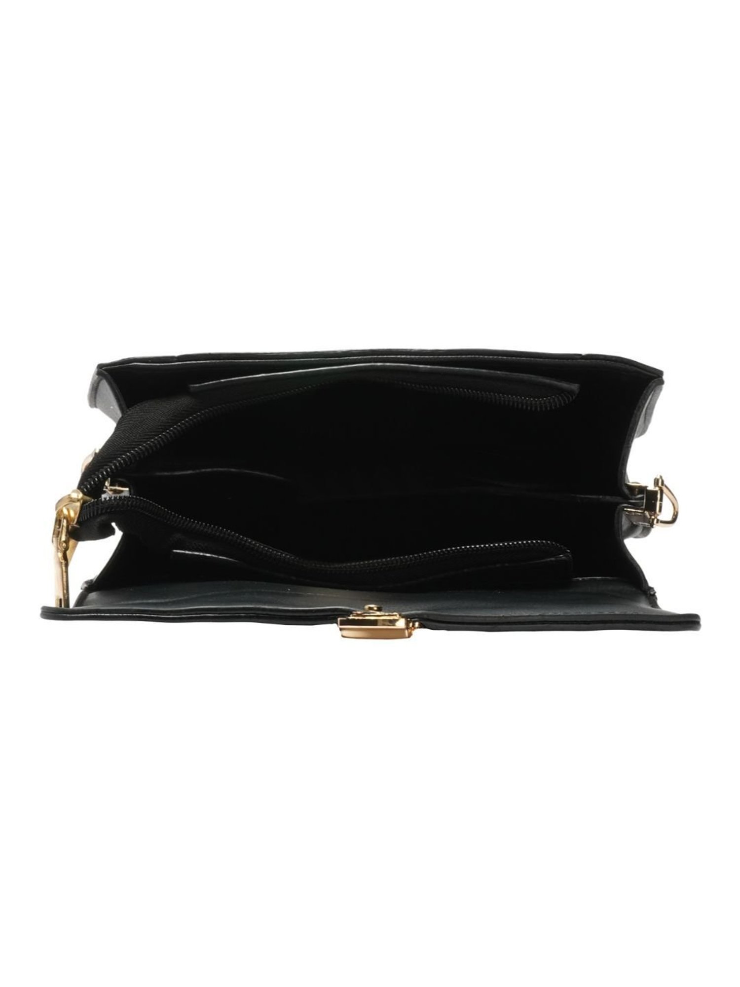 Luvoksi Black Solid Medium Cross Body Bag