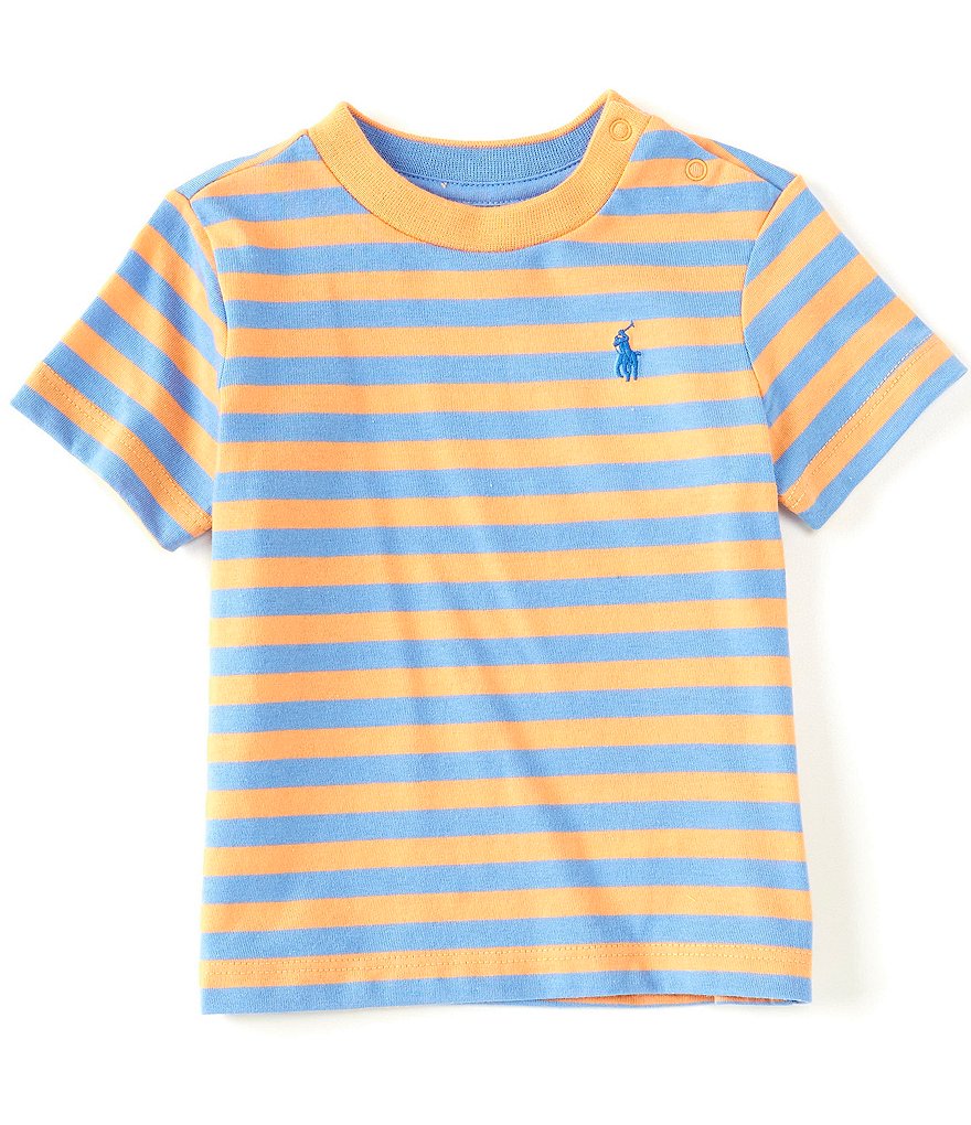 Ralph Lauren Baby Boys 3-24 Months Short-Sleeve Stripe Jersey Tee