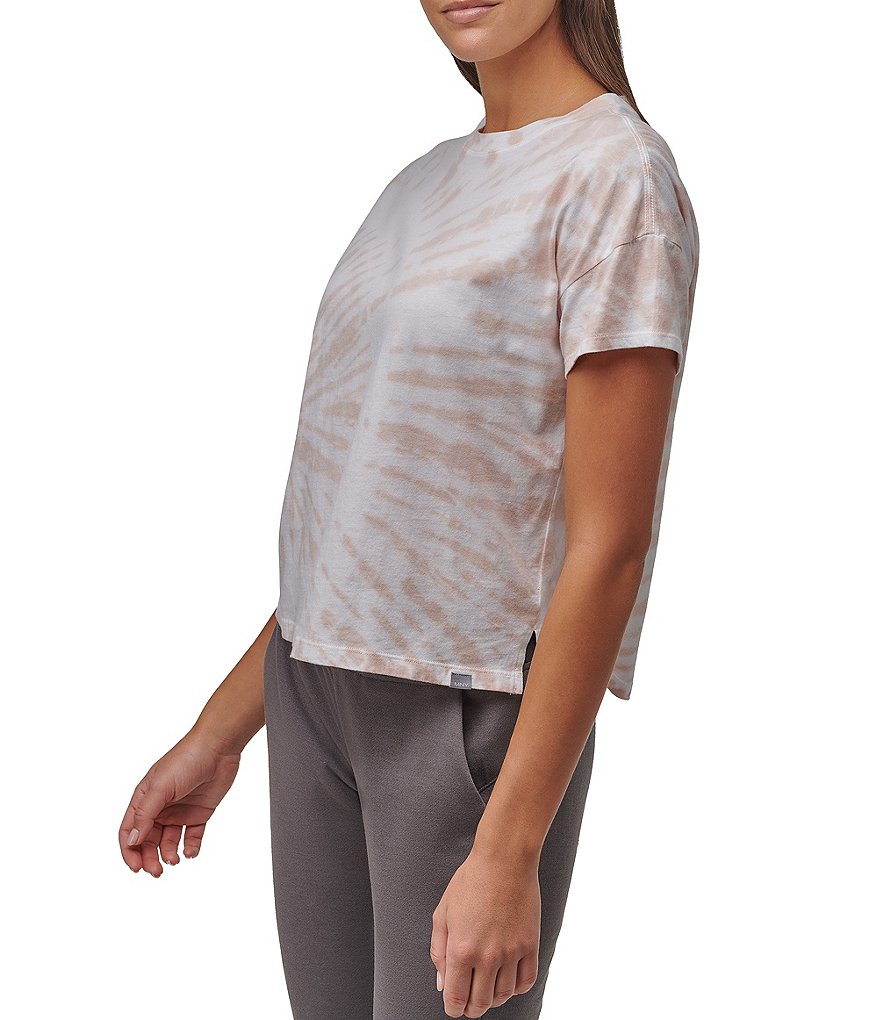 Marc New York Short Sleeve Crew Neck Boxy Tie Dye Tee