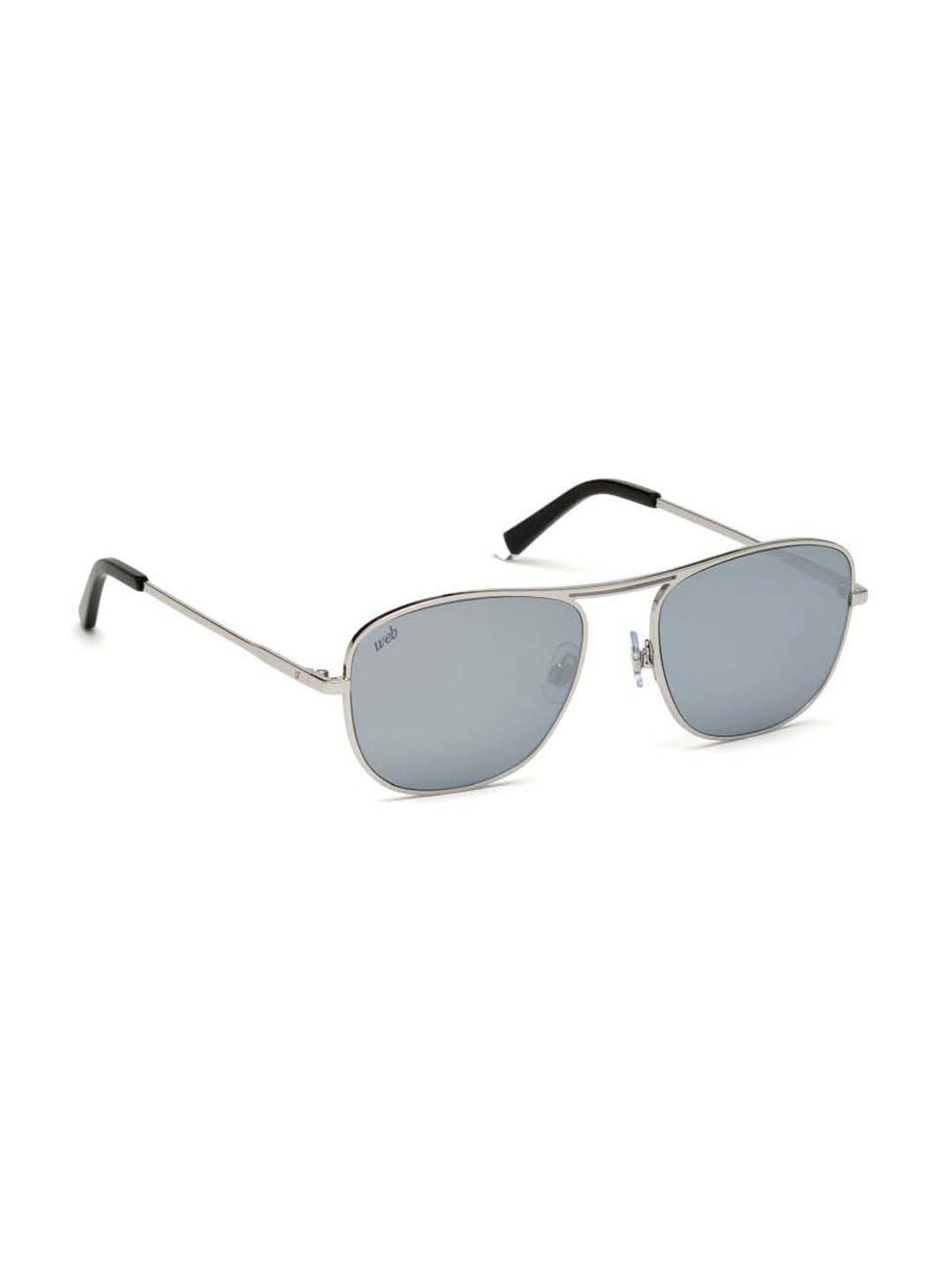 WEB EYEWEAR Grey Square Sunglasses Designed in Italy