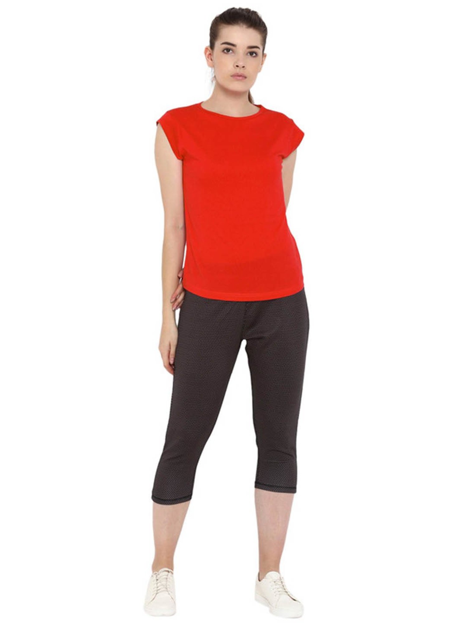 Appulse Red & Light Pink Cotton T-Shirt - Pack of 2