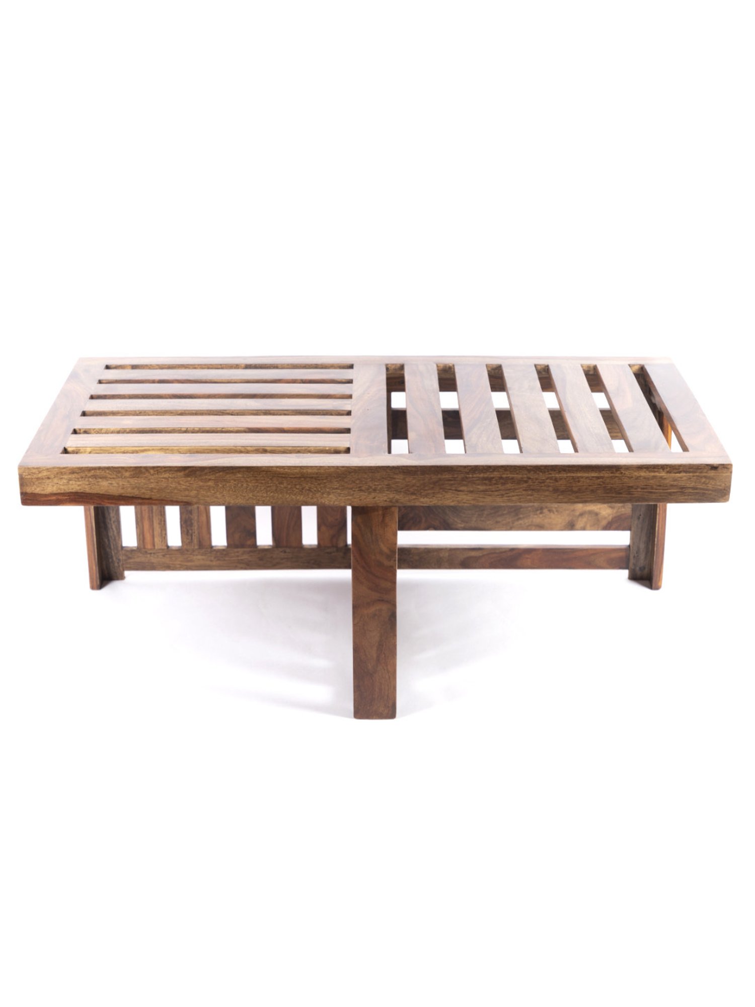 Ikiriya Irish Brown & Beige Wood Coffee Table