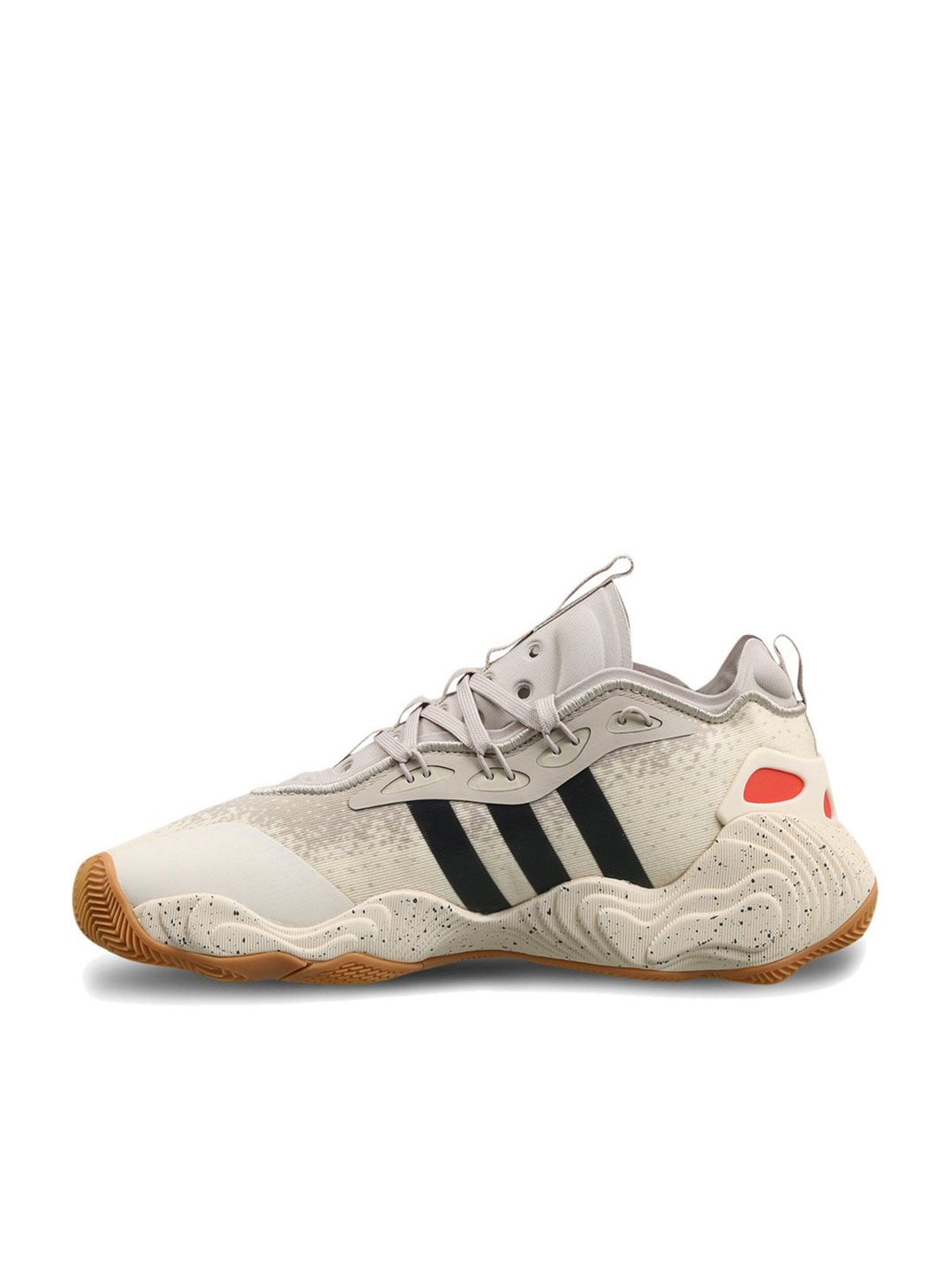 Adidas Men's Trae Young 3 Beige Basketball Shoes