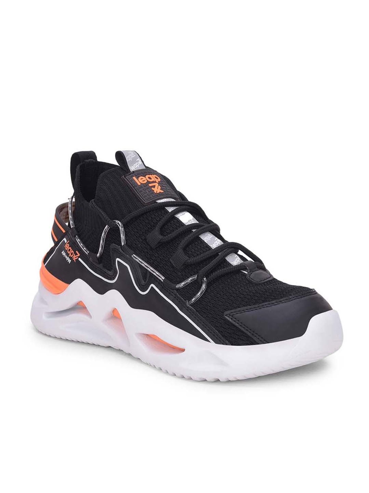 Leap7X by Liberty Men's NUCLEAR-1 Black Running Shoes