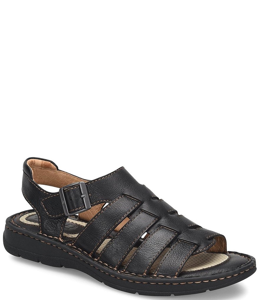 Born Men's Wichita Leather Fisherman Sandals