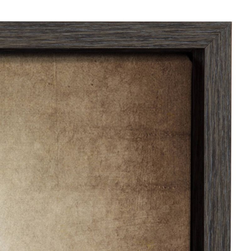 18" x 24" Sylvie Three Vintage Bats Framed Canvas by Shawn St. Peter Gray - DesignOvation