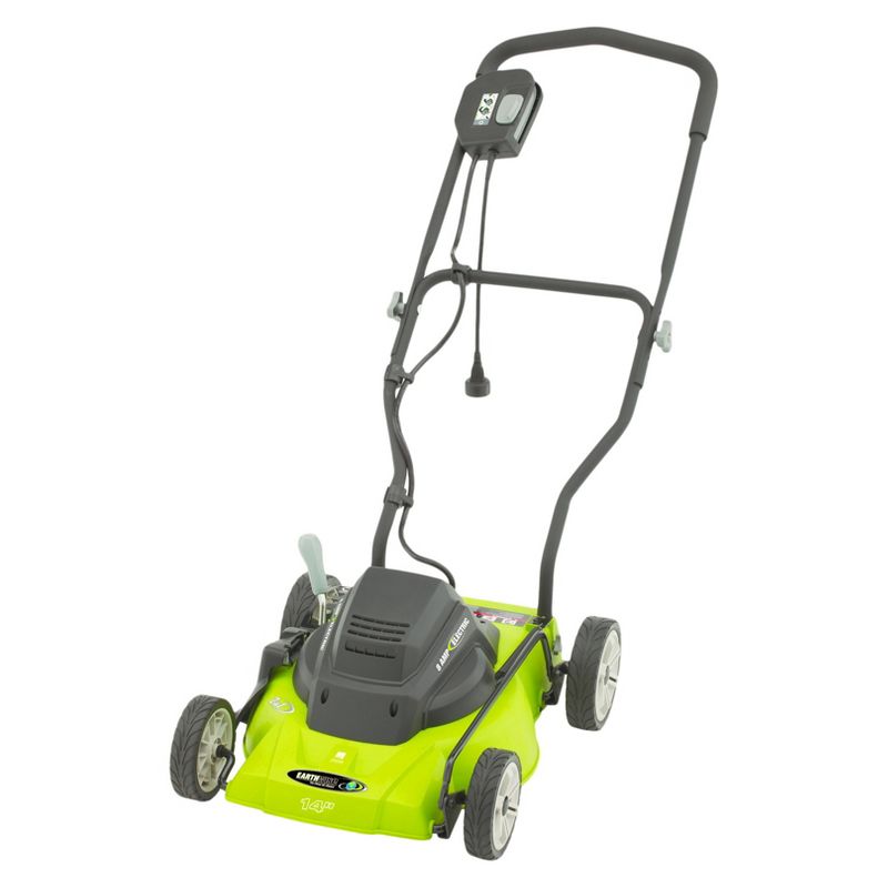 14" 120 Volts, 60Hz, 8 Amp, 960 Watts Corded Electric Lawnmower - Green - Earthwise