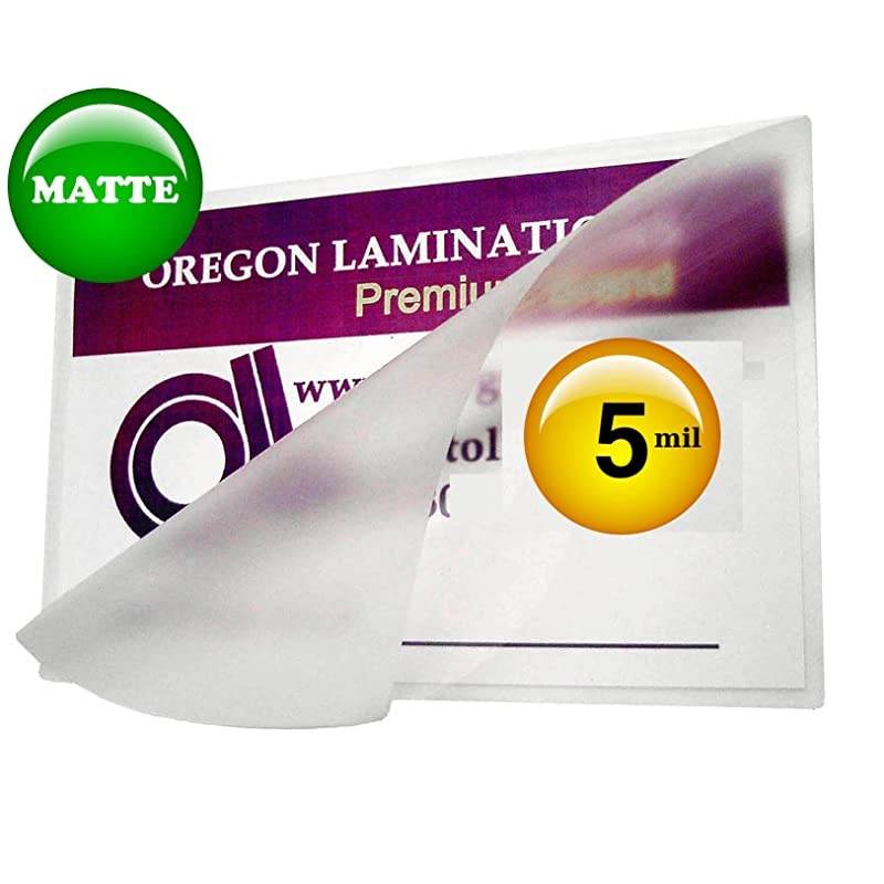 Lamination Hot Laminating Pouches Letter Pack of 100 5 Mil 9 x 1112inch MatteMatte