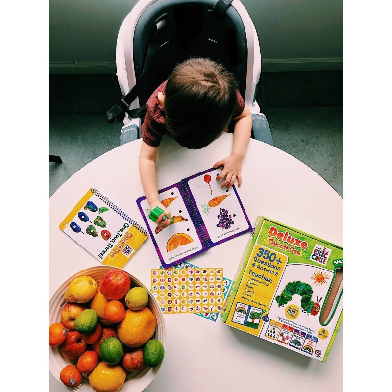 Pi Kids Eric Carle Deluxe Quiz It Pen with 4 Books and Bonus Stickers