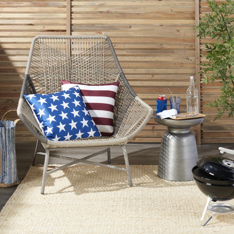 Outdoor Pillows AS215 Navy/White 20" x 20"