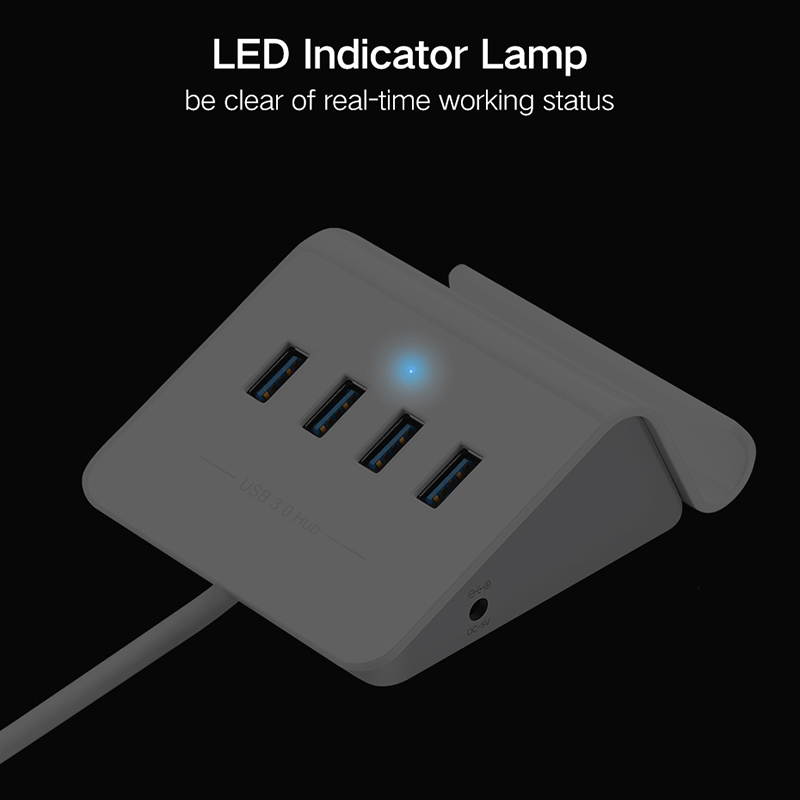 Ugreen 5Gbps Super Speed 4 Ports USB 3.0 HUB Converter with Adapter