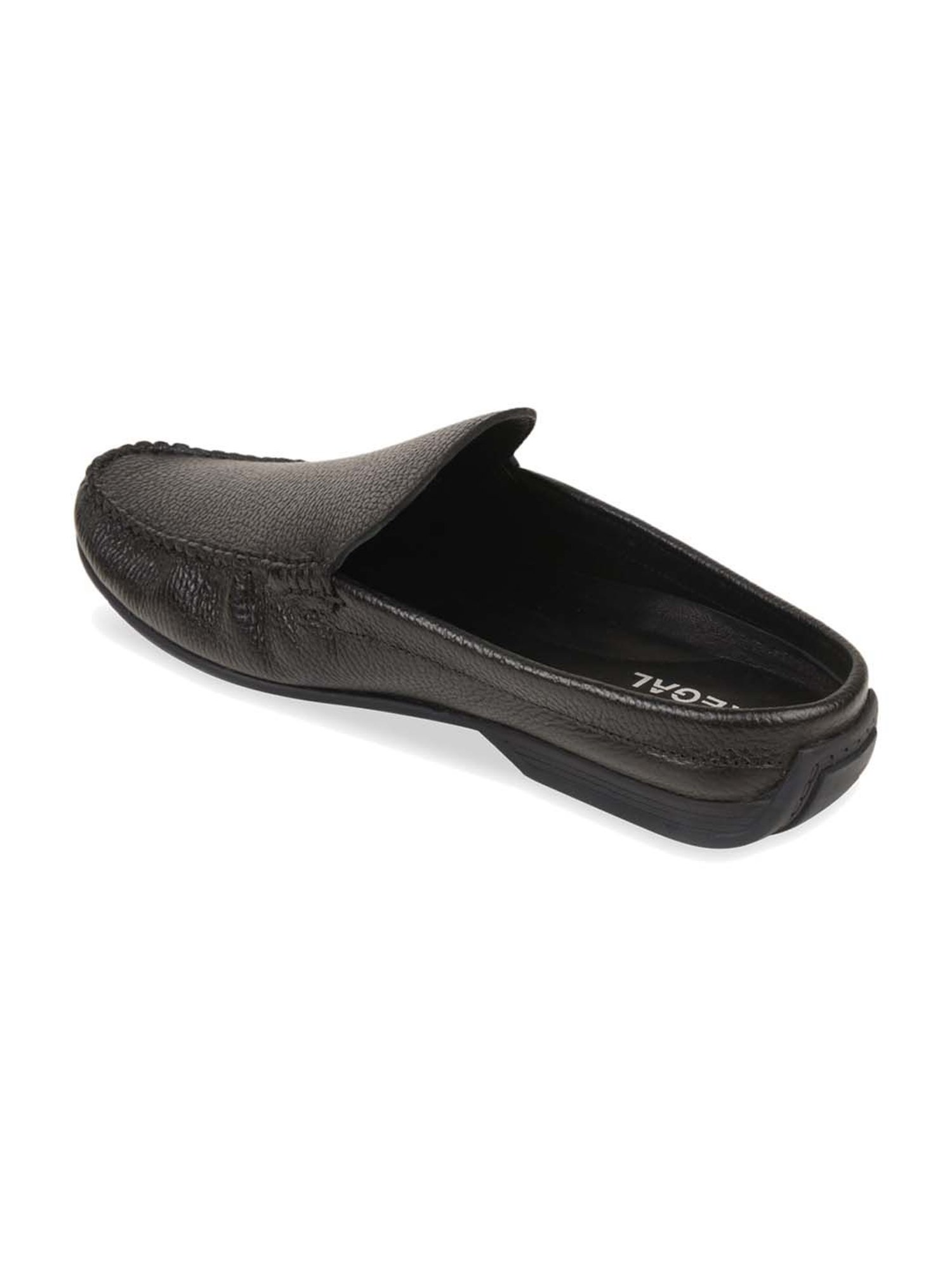 Regal Men's Black Mule Shoes