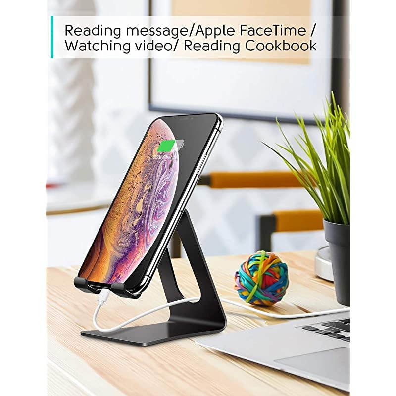 Smart Phone and Tablet Stand - Foldable Vertical and Horizontal Mount for iPhone / iPad / Samsung Galaxy / HTC One and all Mobile Phones Blue