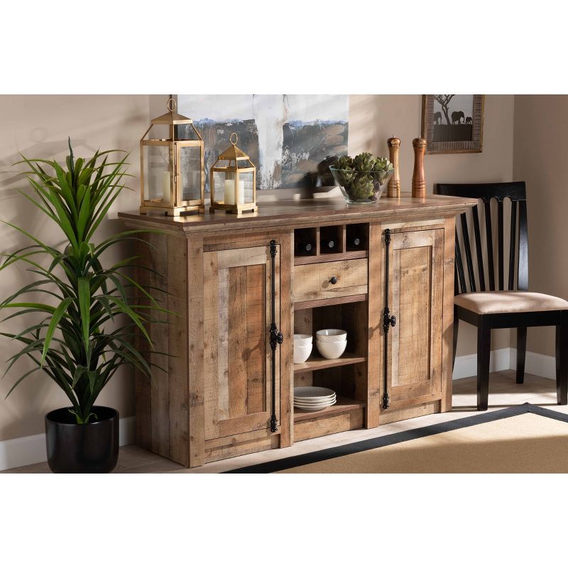 Carmel Sideboard Dark Brown/Black - Chique